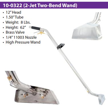 westpak 10-0322 carpet cleaning wand low profile head