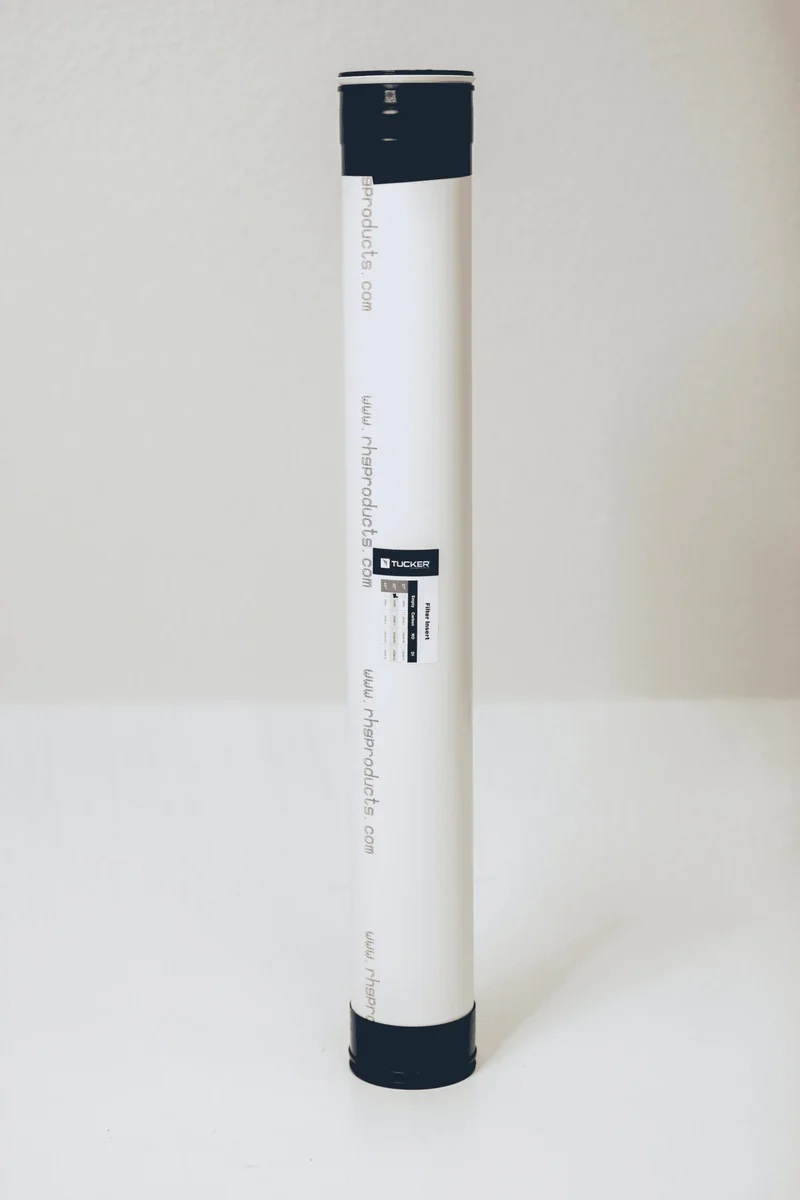 RHG 20066 Tucker Replacement 4 x 30" Resin Filter Cartridge - Refillable Replacement Housing - Empty