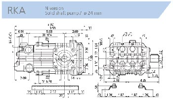 AR Pump RKA65G20HN 6.5 gpm 2000 psi 1750 rpm Replacement Pressure Washer Replacement Industrial Triplex Plunger