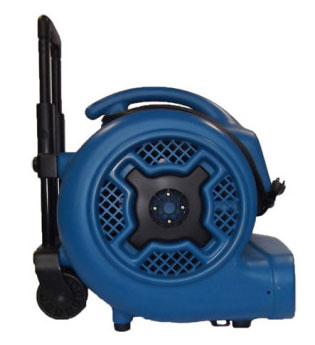 Its wheels and luggage handle allows the blower to be moved and transferred to places easily.