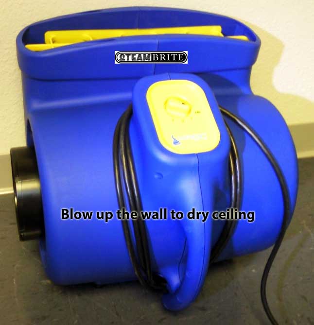 water damage ductable air mover dehumidifier