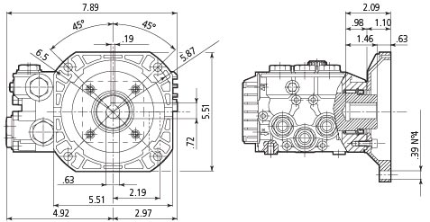 AR Pump XTA3G22E-F8 Pressure Washer 3 GPM 1600 PSI 5/8" Shaft Triplex Replacement 1700 rpm E Version