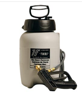 solvent sprayer with 10 ft hose