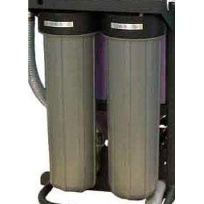 dual water filter purification system for truckmounts and pressure washers