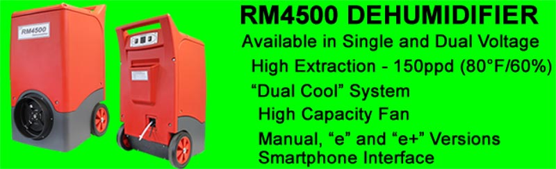 ebac rm4500 smart phone restoration dehumidifier 10570RH-US