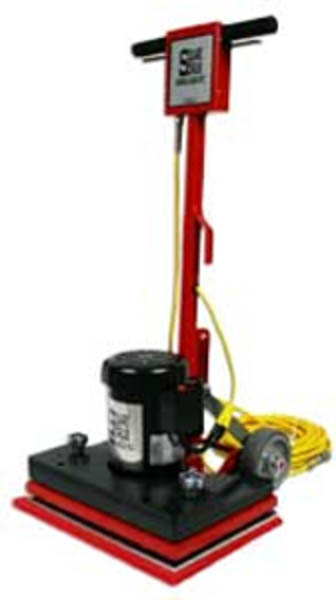 The EBG-20/C Surface Preparation Machine features a smooth 3450 rpm motor, 50-foot 14 gauge power cord with lighted hospital grade plug, weighs in at 158 pounds and is versatile enough to provide total floor preparation solutions. The 6"x2" non-marking wheels and ball bearings are coupled with a 3/4" axle for greater mobility. The 20/C includes removable weights and a Dust Containment Kit.
