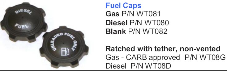 fuel tank caps