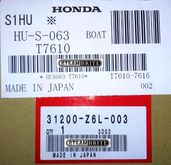 Honda starter for GX Commercial engines with solenoid