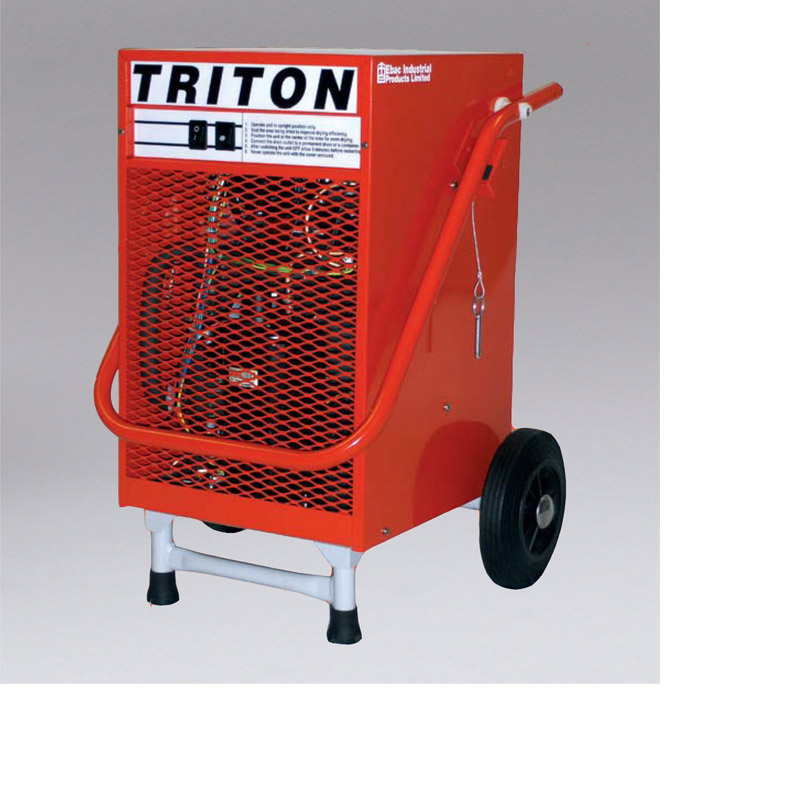 Nikro 860952 TRITON DEHUMIDIFIER The Triton Professional Dehumidifier is the ideal unit for commercial and residential work. Its compact size permits one man operation, yet has the capacity to handle several room-size areas at a time.
