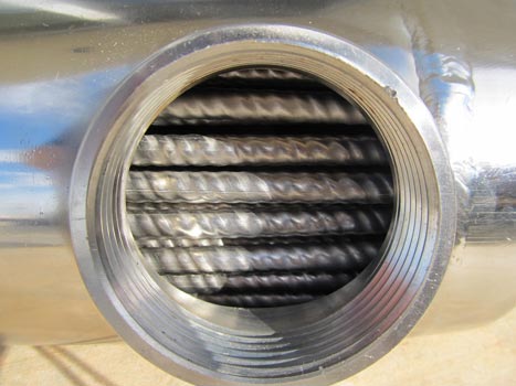 stainless air to water heat exchanger