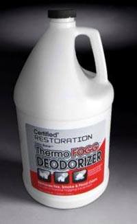 Thermofogg solvent deodorizer