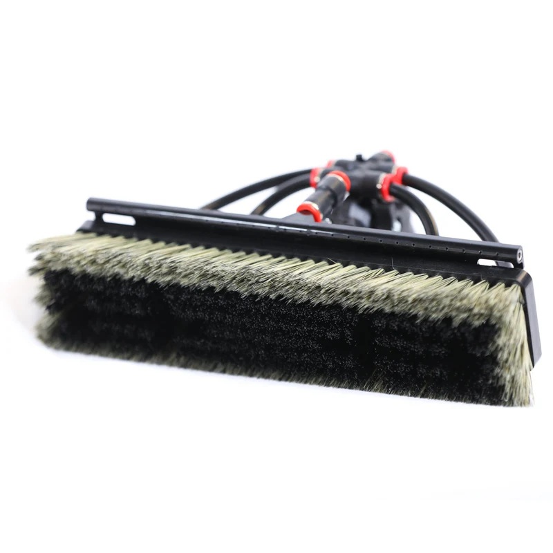 RHG T-12ALPHA-HB-STD Tucker Tucker Water Fed Brush │ Alpha Honey Badger - 4 Pencil Jets, Rinse Bar, and Swivel Neck Standard 11in x 3in