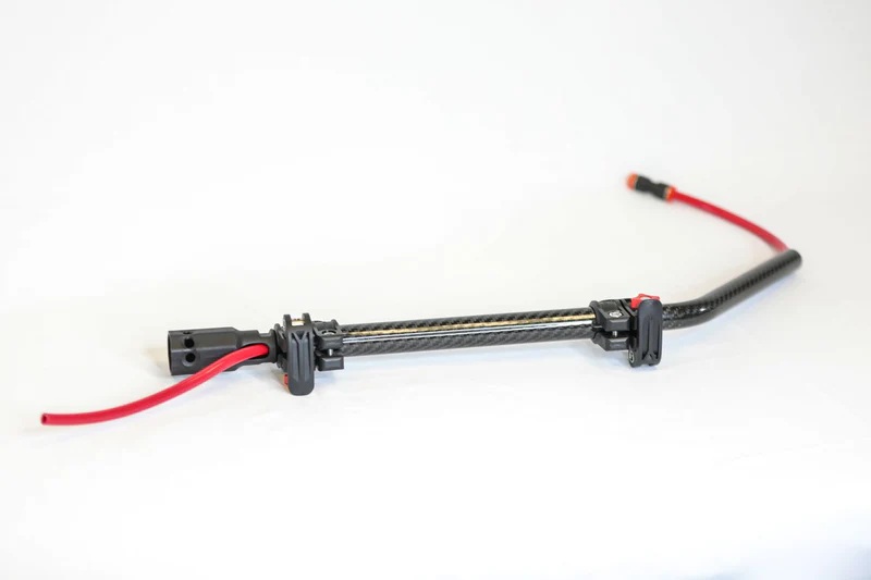 RHG T-103-12-CF Tucker 12in Carbon Fiber Extendable Gooseneck extends to 16in