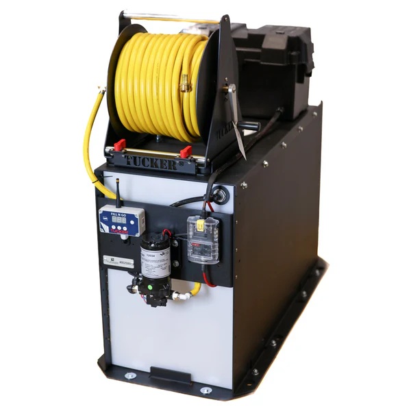 RHG T-50-DEL-SU Tucker Fill N Go - Single User - Spot Free 50 Gallon 150ft Hose Delivery System