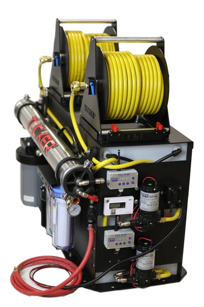 RHG T-50-PRO-DU-150 Tucker Fill N Go - Dual User - Spot Free 50 Gallon 150ft Hose RO/DI System