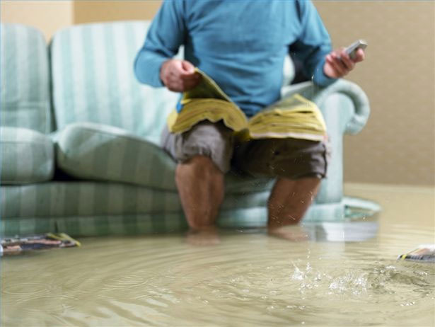 wet and flooded furniture cleaning