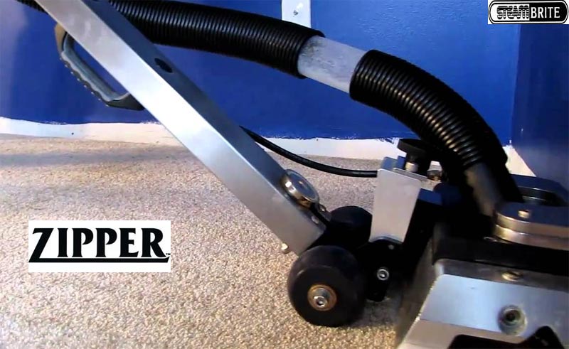 zipper carpet cleaning wand side profile