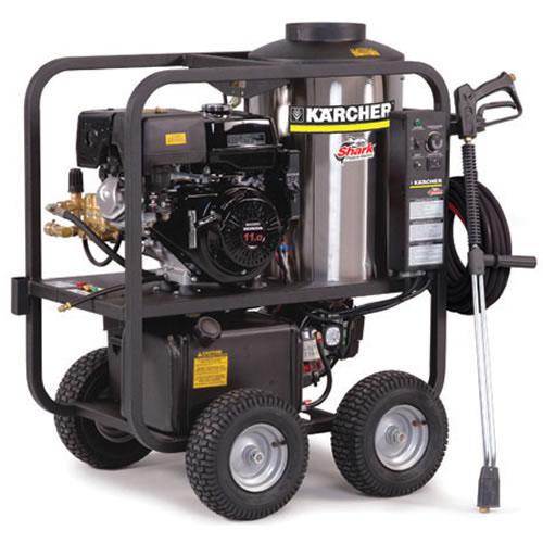 Karcher: Shark: Full Size, Self Contained, Hot Water, Portable, Pressure Washer-2.5 GPM-2000PSI-6 HP-12V-SGP-303037 (super discount shipping)
