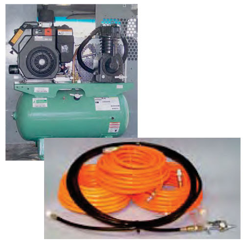 Air Care 12 5 Hp Air Compressor W Accessory Kit Truck Mount Gas