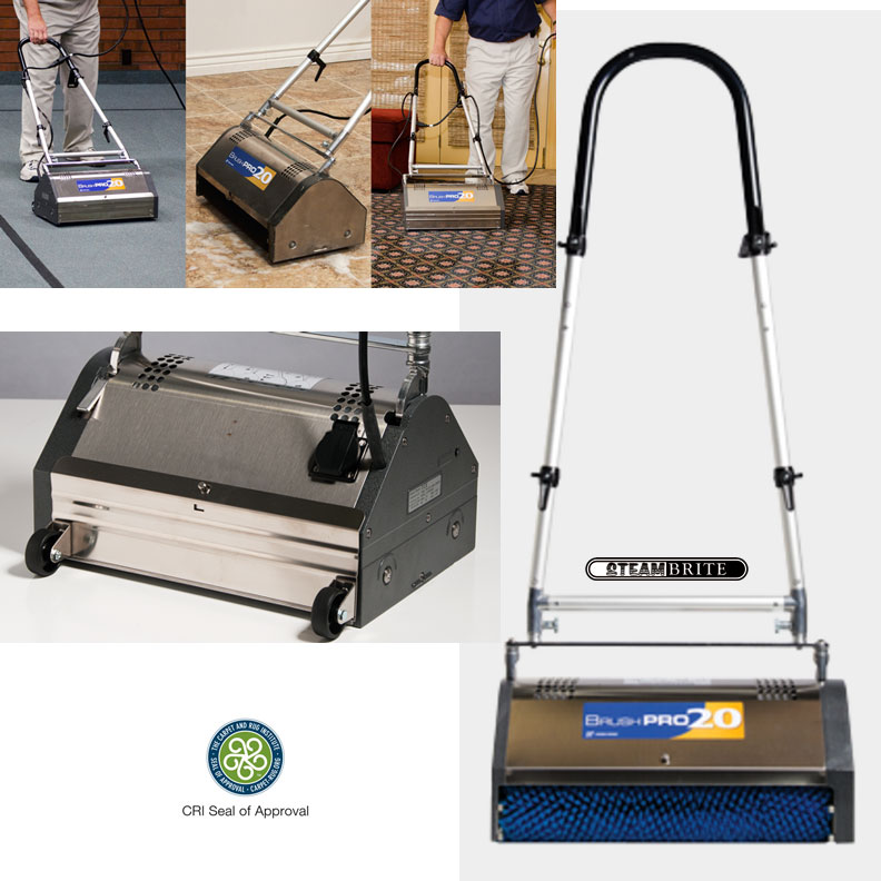San Antonio TX Carpet Dry Cleaning Rental Machine Brush Pro 20" Encapsulation System