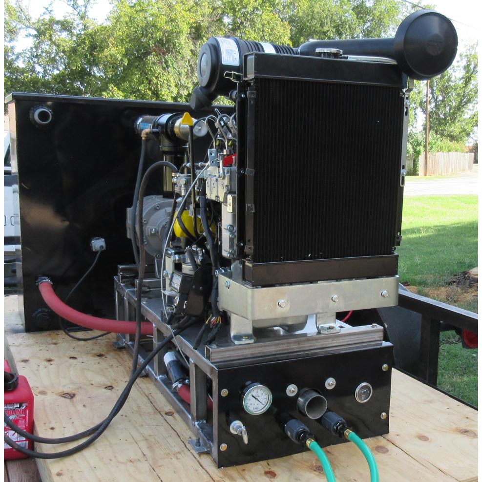 Steambrite Flood Pumper 40Hp Diesel Dual Wand Truckmount Water