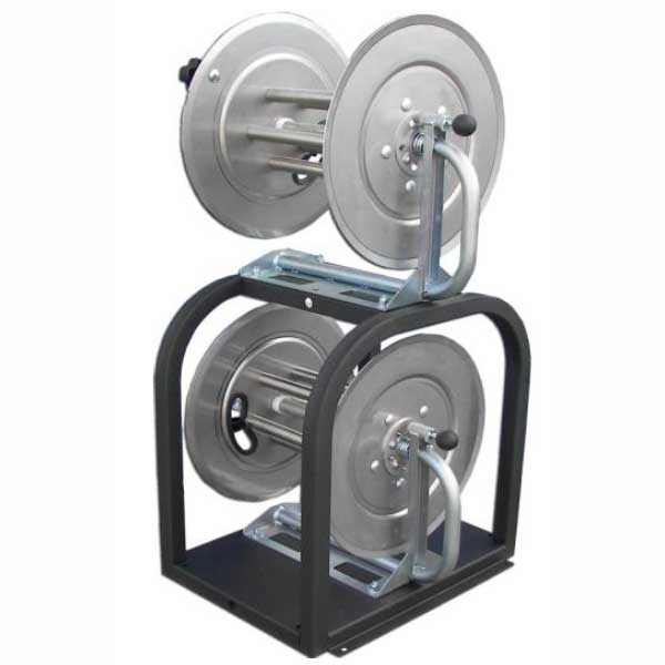 Hydroteck Dual Stacked Pressure Washing Hose Reels Ar325 Includes One