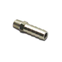 1/8" Npt by 1/4" barbed brass fitting AKA 32004