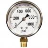 Pressure Gauge 1000 Psi Stainless Steel Bottom Mount 8.710-278.0 LFG-B-1000