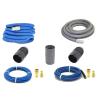 Clean Storm 20121212 Hose Set 115 ft Bundle Dual 50 ft 2 in 15 ft 1.5in ID Vacuum 1/4 in 3000 psi Solution Connections QDs