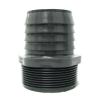 Clean Storm 254649 2in Mip X 2in Barbed Truckmount vacuum hose connector Plastic Nipple Insert Fitting