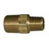 1/8in Mip X 1/4in Mip Reducing Brass Hex Nipple 28220L BR130