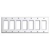7 Gang Wall Plate White Decora Metal 20151106 Cover