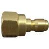 Pressure Washing Quick Connect 1/4in MALE FLO-THRU Plug X 1/4in FPT 8.750-695.0 [BR335]  85.300.101
