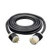 Clean Storm E351 Extension Power Cord 230 Volt 50 ft 12 AWG 3 wire 12-3 AWG L6-20P X L6-20R Freight Included For Husqvarna Grinders