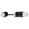 Husqvarna S36 L6-20P to LEVITON CS8264C 240 volt 50 amp LOCKING CONNECTOR x 1 Foot 10-3 Wire Adapter 20220620