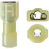 Solderless Yellow Connector Female Spade Insulated Nylon 10-12 awg 1/4" Wide EZ 622324 EACH