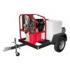 Hydrotek Hot2Go T185SKH-SK30005VH HOT Pressure Washer Trailer 5 gpm 3000 psi 16 Hp Freight Included
