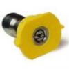 Pressure Washer Yellow Orange Nozzle Ss 1/4in 2.5 X 15 Degree Q-Style - 259606
