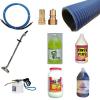 Carpet Cleaners Kit Universal Basic Start Up Package - Wand Hoses Hand tool Injection Sprayer and Chemicals - All In One