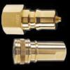 Foster QD 1/4in Male/Female Set Brass Quick Disconnect FK2BH2B