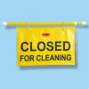 Site Safety Hanging Sign Closed For Cleaning