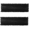 HydroForce MH53E Extra-Aggressive Black Brush (Pair) for the Brush Pro 17 MH170 Cement and Tile Cleaning - 1630-2414