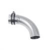 Mosmastic 60.305 Air system elbow 90degree with pipe clamp stainless steel
