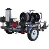Pressure Pro Hot Shot Tow Pro TRS4012-40HA Trailer 4 gpm 4000 psi HOT Gas 13 HP Honda AR Pump TR200HS-2HR L135x W82xH60 200 gal Tank Freight Included