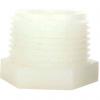 White Nylon Plastic Bushing 1-1/2 in Mip X 1/2 in Fip 28814W  28-814W