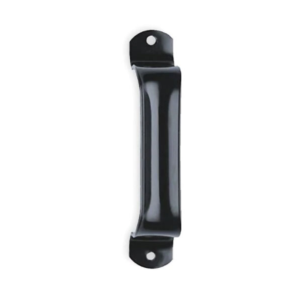 Black Door Pull Handle Extra Large Heavy 6.5 Inch Extra clearance for grip Heavy Duty 2 mounting holes 030699154579