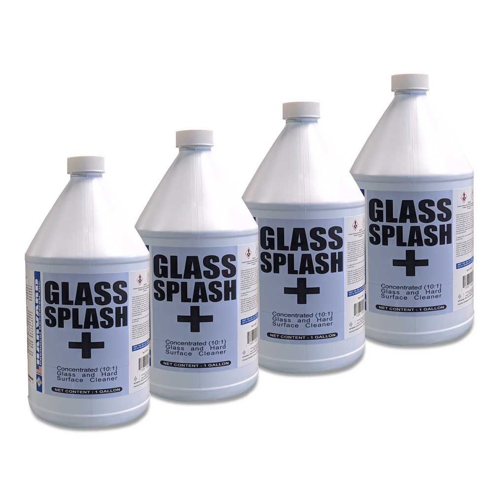 Harvard Chemical 341504 Glass Splash Plus 15-1 Concentrated Glass and Hard Surface Cleaner 4/1 Gallon Case 711978414439