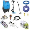 Clean Storm 20220754 12gal 1200psi 5 Stage Auto Fill 20gpm Auto Dump Carpet Tile Grout Extractor 12-5000 Starter Package