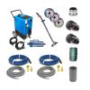 Clean Storm GO-1500 Goliath 26gal 1500psi 2/3Stg Tile Grout Carpet Pressure Washer Extraction Portable Filtration Pack