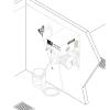 Karcher 8.903-043.0 Stainless Steel Wall Mount Kit for HD Cabinet Pressure Washer - Hose Reel and Washer Not Included Freight Included